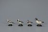 Important Set of Twenty-Four Waterfowl Miniatures, A. Elmer Crowell (1862-1952)