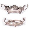 Two Oval Silver Bowl Frames.