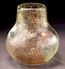 Important Galle glass vase,
