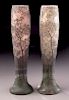 Pr. Scenic Legras glass vases,