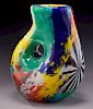 Murano art glass pitcher,