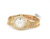 18kt Yellow Gold Rolex Datejust With Diamonds
