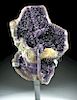 Large & Gorgeous Amethyst Geode Section