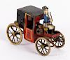 Lehmann tin lithograph wind-up horseless carriage