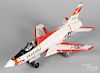 Japanese tin lithograph US Air Force FH-780 jet