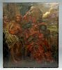18th C. Mexican Painting - Jesus & Pontius Pilate