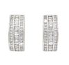 Estate 18k 3.25CTW Diamond Earrings