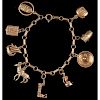 14k Gold Charm Bracelet