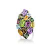 An Impressive Colored Gemstone Ring