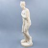 Antonio Canova. "Venus Italica". Elaborada en resina y polvo de alabastro. Reproducción del mármol original del MET de Nueva York.