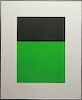 Ellsworth Kelly "Black/Green" Color Lithograph