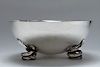 Marcus & Co. Silver Snake Footed Centerpiece Bowl