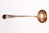 A & G Burrows English Sterling Silver Ladle 18th C
