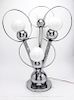 Mid-Century Chromed Atomic Era Sputnik  Lamp