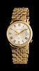 A 14 Karat Yellow Gold M6 Wristwatch, Accutron Bulova,
