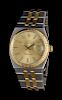 A Stainless Steel and Yellow Gold Ref. 17013 Oysterquartz Datejust Wristwatch, Rolex,