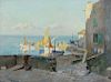 KNIP, Willem. Oil on Canavs. St. Tropez.