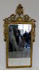 Antique Continental Carved and Giltwood Mirror.