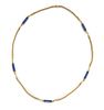 An 18 Karat Yellow Gold and Lapis Lazuli Necklace, 22.10 dwts.