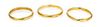 A Collection of 14 Karat Yellow Gold Bangles, 18.90 dwts.
