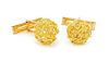 A Pair of Yellow Gold Wirework Cufflinks, 8.20 dwts.