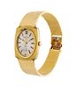 A 14 Karat Yellow Gold Wristwatch, Bulova for Dior, 39.10 dwts.