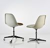 C. Eames, 2 Side Chairs 'Aluminium Group Base', 1950/53