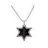 Gucci Sterling Silver Star Tag Pendant Necklace