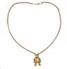 Chopard Happy Diamond 18K Gold Diamond Bear Pendant Necklace