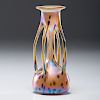 Art Nouveau Iridescent Oil Spot Vase 
