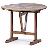 French Folding Wine Tasting Table