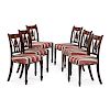 English Sheraton Dining Chairs