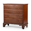 American Country Chippendale Mule Chest