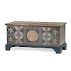 Rare and Important Johannes Spitler Painted Shenandoah Valley Blanket Chest