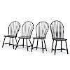 Assembled Group of Hoop Back Windsor Chairs