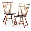 Pair of Duck Bill Windsor Chairs