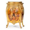 H & S Pogue Company Painted Music Cabinet