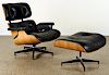 CHARLES EAMES FOR HERMAN MILLER CHAIR & OTTOMAN
