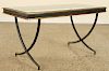 FRENCH IRON COFFEE TABLE MANNER ANDRE ARBUS 1950
