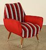 MID CENTURY MODERN UPHOLSTERED CLUB CHAIRS C.1960