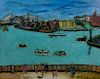 Ludwig Bemelmans - View from Carl Shurz Park