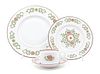 A Limoges Porcelain Dinner Service Diameter of dinner plates 10 3/4 inches.