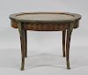 Antique Bronze Mounted Coffee Table with Inlay