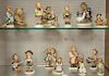 Sixteen Hummel figures, most with full bee original mark. ht. 3 3/4 in. to 5 1/2 in.