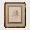 Henry Bonaventure Monnier (1799-1877): Shoulder-Length Portrait of Gustave Flaubert
