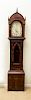 Neo-Gothic Mahogany Long Case Clock