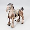 Painted Cast Iron Child's Horse