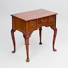 Queen Anne Style Mahogany Inlaid Lowboy