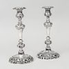 Pair of Silver plate Candlesticks