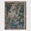 Flemish Verdure Tapestry Fragment